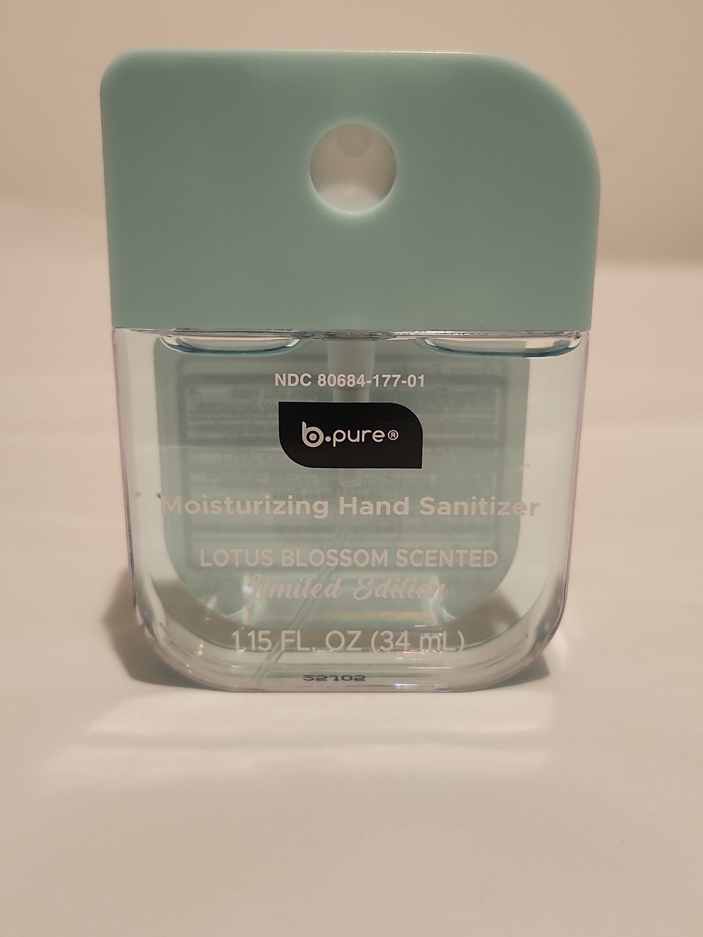 Moisturizing Hand Sanitizer — Lotus Blossom Scented- 1/$6, 2/$10, 3/$12